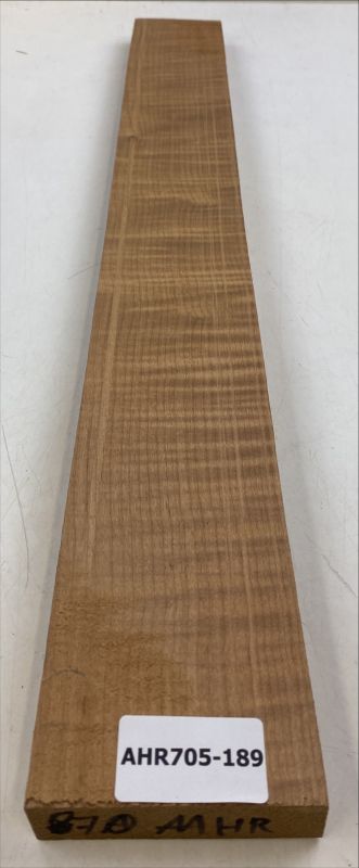 Neck Sycamore / European Maple, curly, Caramel roasted, for bass - Unique Piece #189